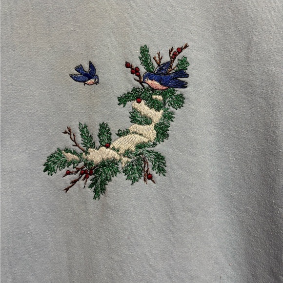 Vintage Granny Sweatshirt w/ birds - Picture 3 of 4